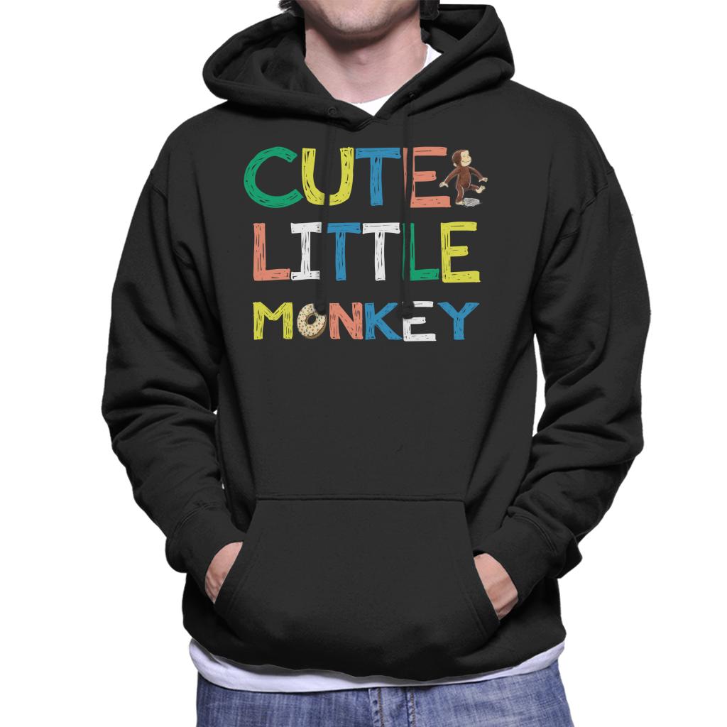 Curious George Cute Little Monkey Men's Hooded Sweatshirt product image 1