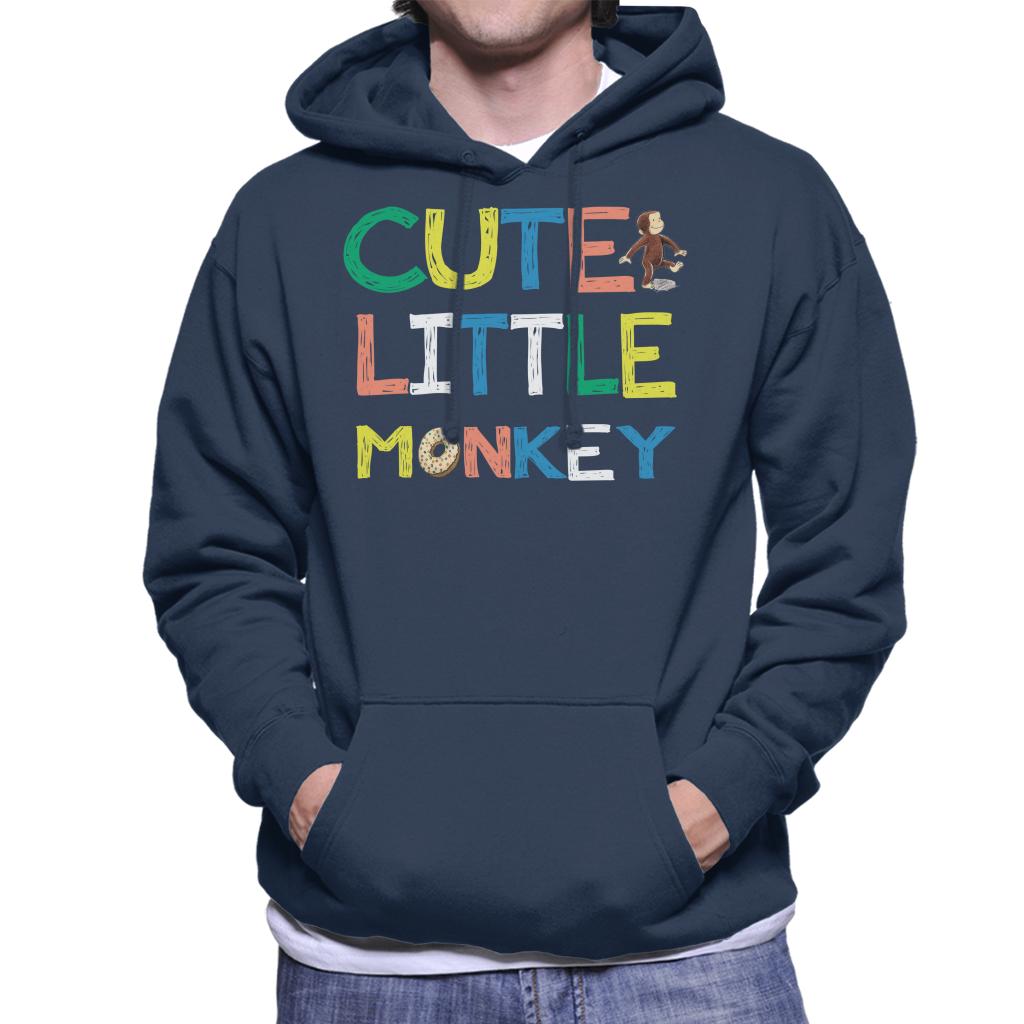 Curious George Cute Little Monkey Men's Hooded Sweatshirt product image 4