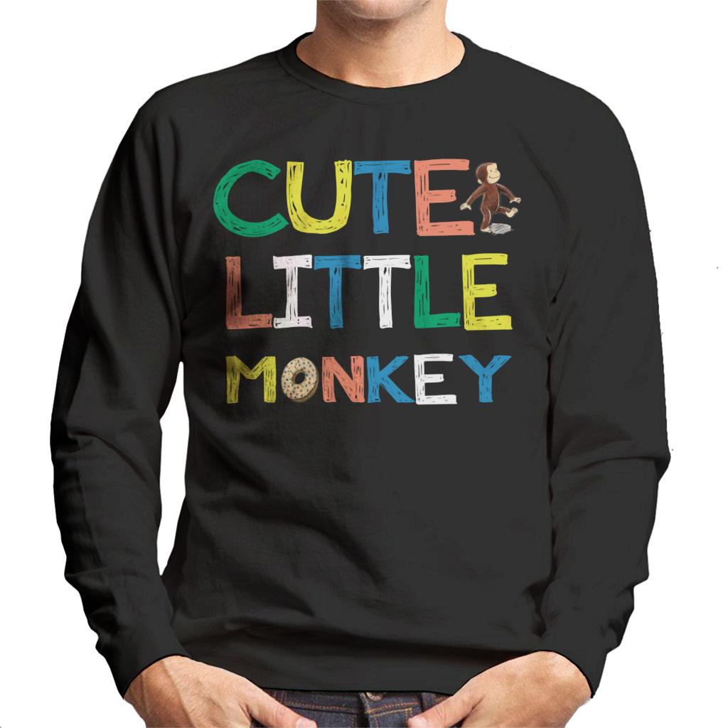 Curious George Cute Little Monkey Men's Sweatshirt product image 1
