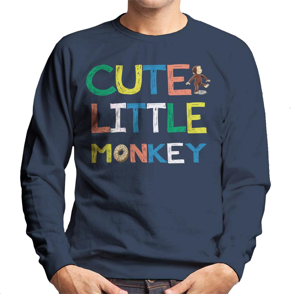 Curious George Cute Little Monkey Men's Sweatshirt product image 4