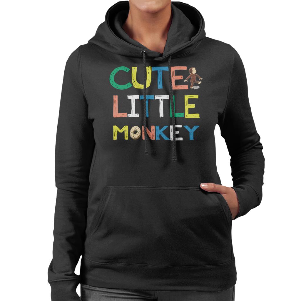 Curious George Cute Little Monkey Women's Hooded Sweatshirt product image 1