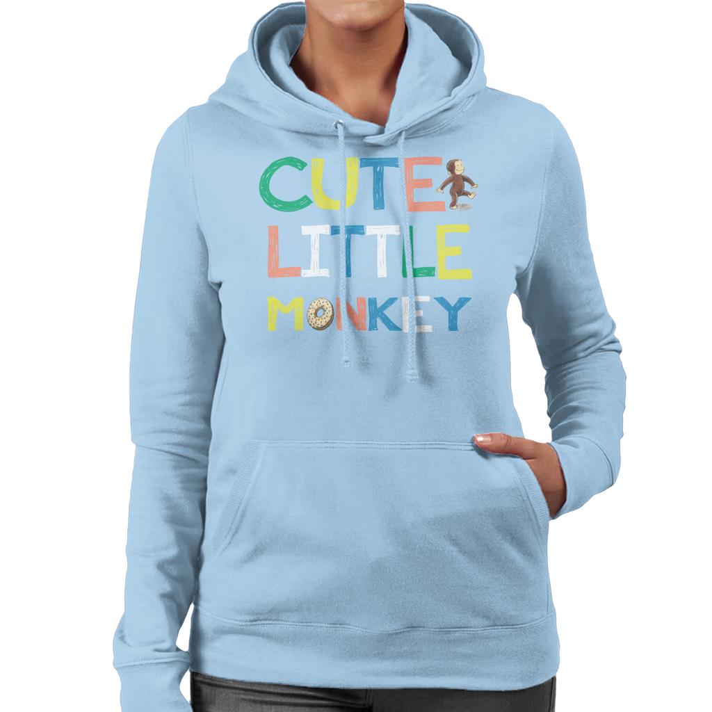 Curious George Cute Little Monkey Women's Hooded Sweatshirt product image 6