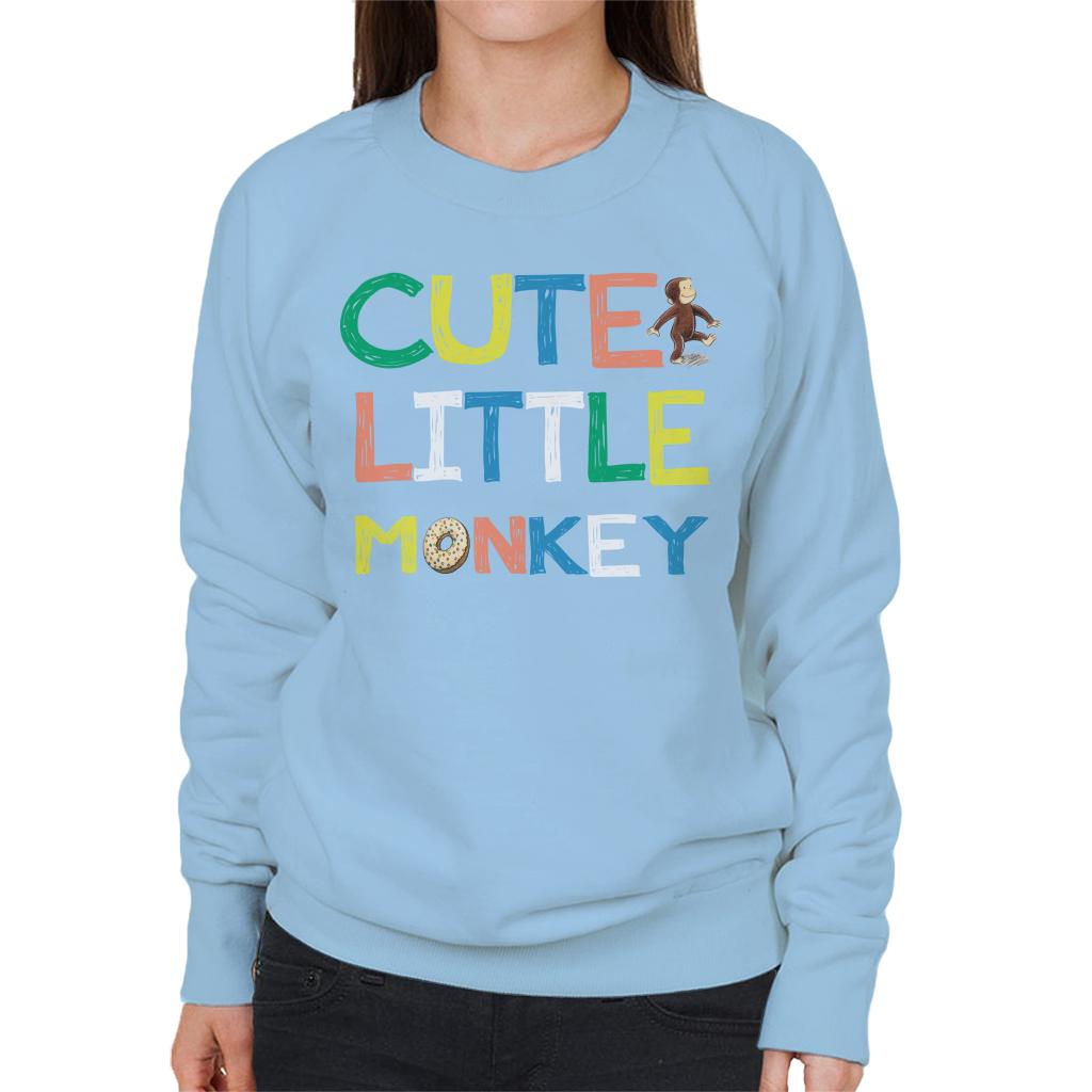 Curious George Cute Little Monkey Women's Sweatshirt product image 6