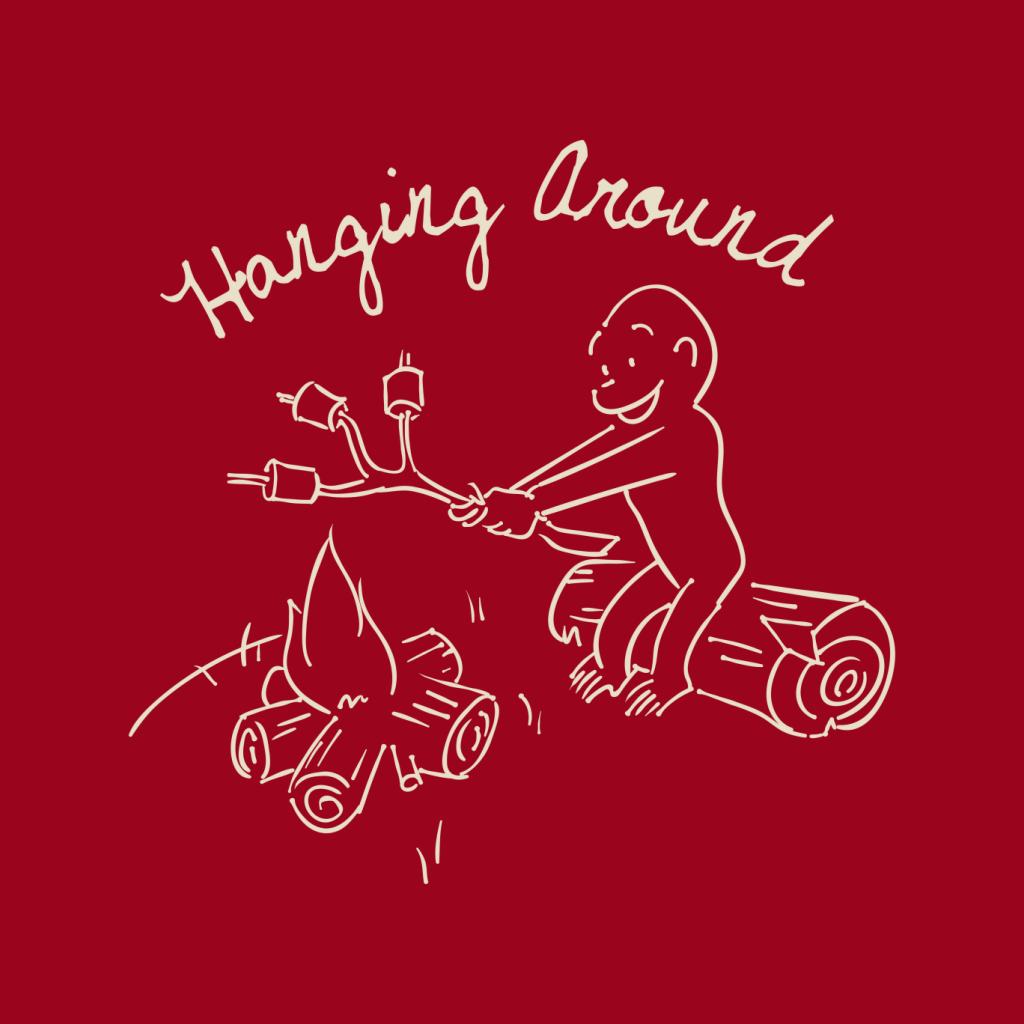 Curious George Hanging Around The Campfire Men's T-Shirt product image 7
