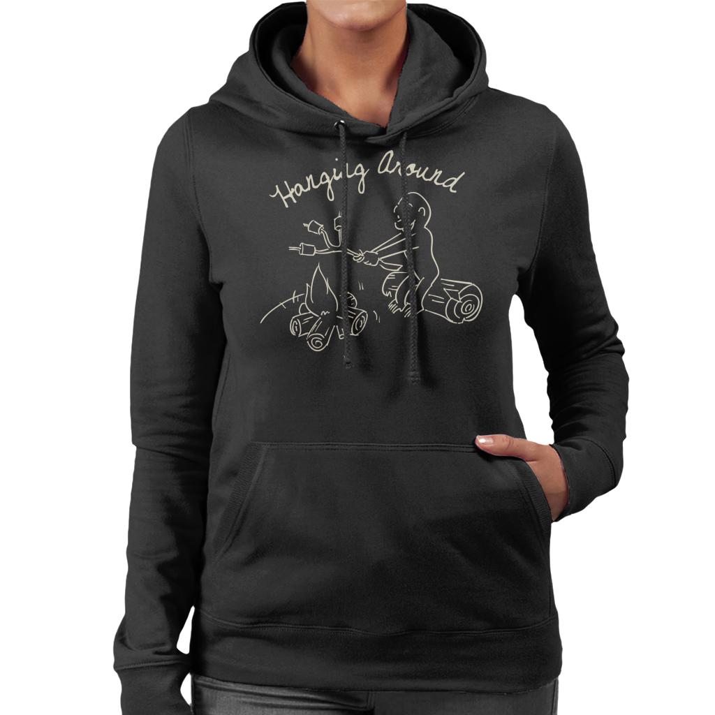 Curious George Hanging Around The Campfire Women's Hooded product image 1