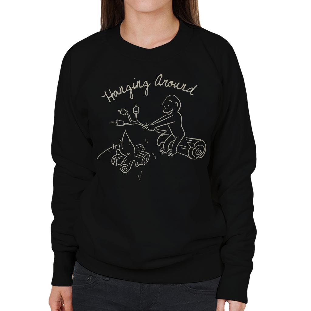 Curious George Hanging Around The Campfire Women's product image 1