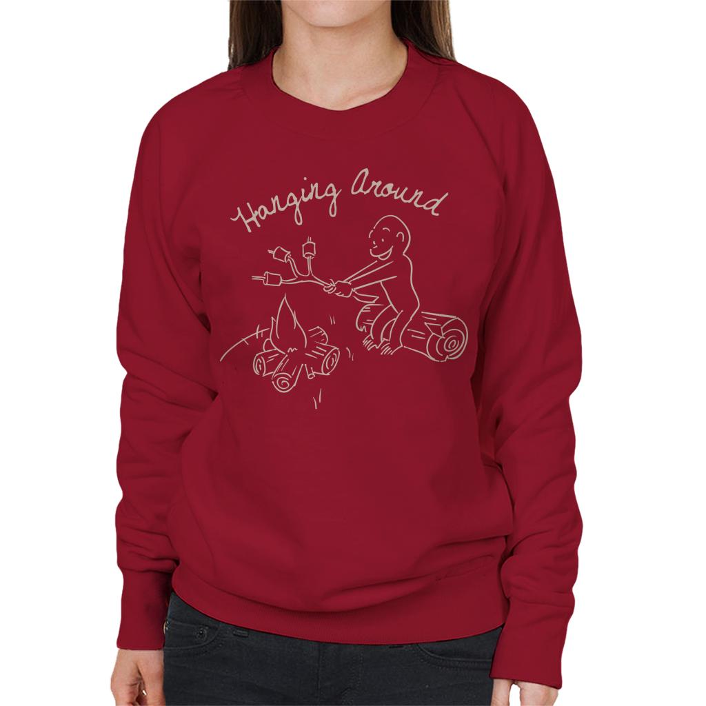 Curious George Hanging Around The Campfire Women's product image 6