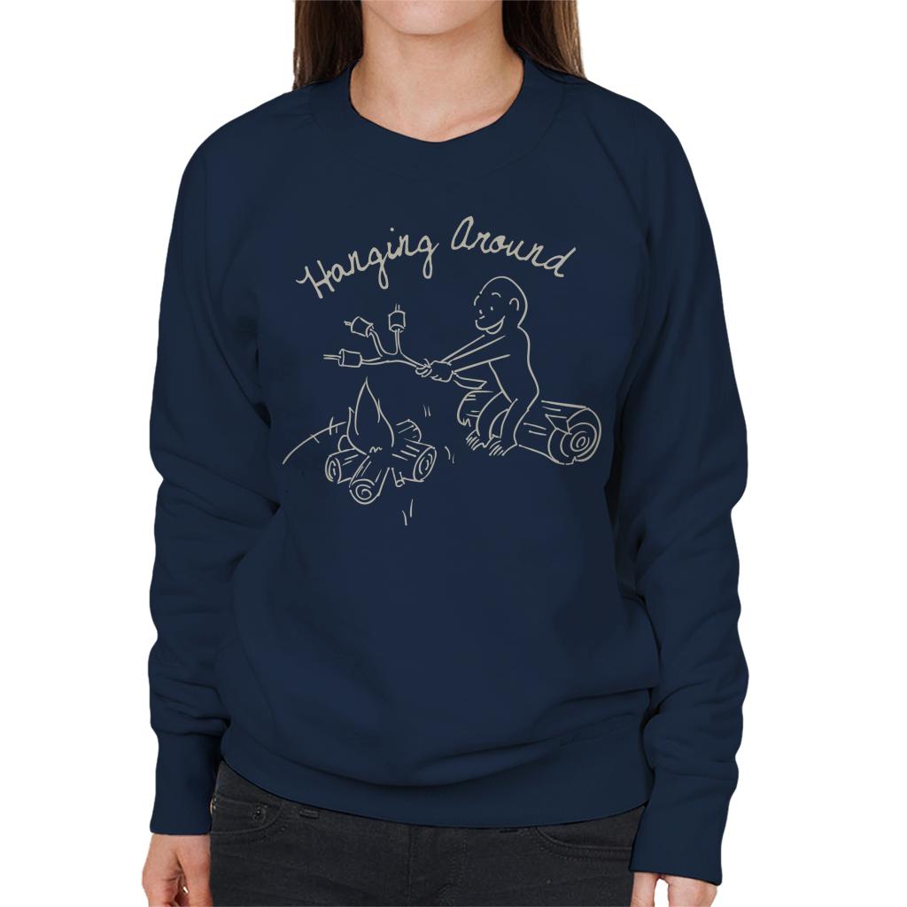 Curious George Hanging Around The Campfire Women's product image 4