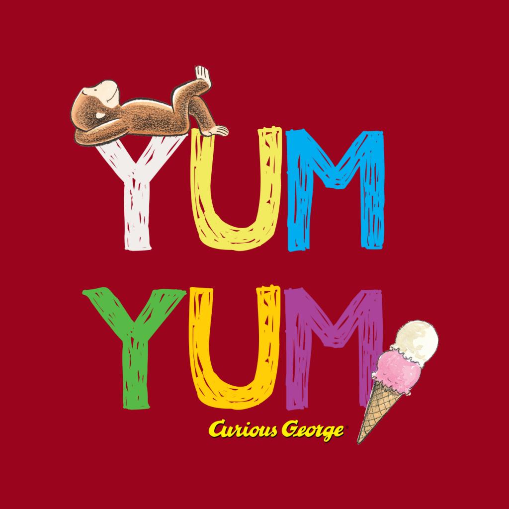 Curious George Yum Ice Cream Women's Hooded Sweatshirt product image 7