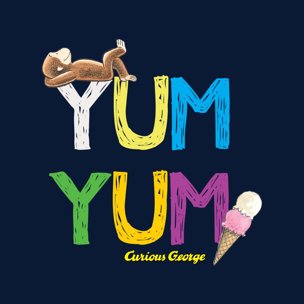 Curious George Yum Ice Cream Women's Hooded Sweatshirt product image 2
