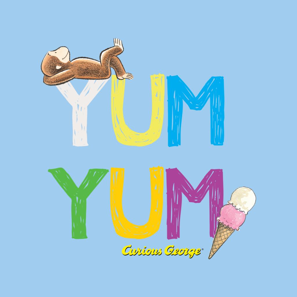 Curious George Yum Ice Cream Women's Hooded Sweatshirt product image 5