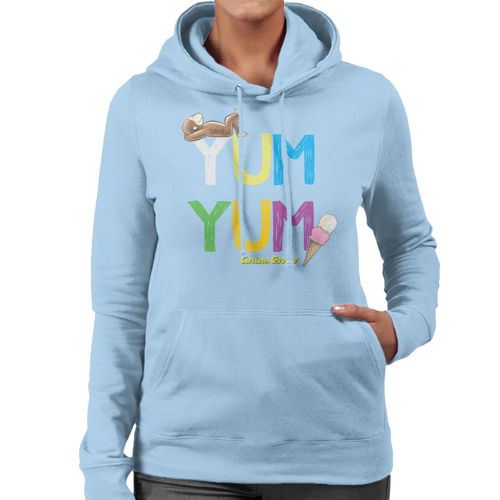 Curious George Yum Ice Cream Women's Hooded Sweatshirt product image 4