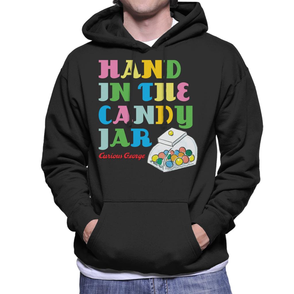 Curious George Hand In The Candy Jar Men's Hooded Sweatshirt product image 1