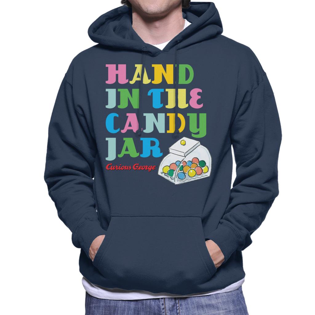 Curious George Hand In The Candy Jar Men's Hooded Sweatshirt product image 4