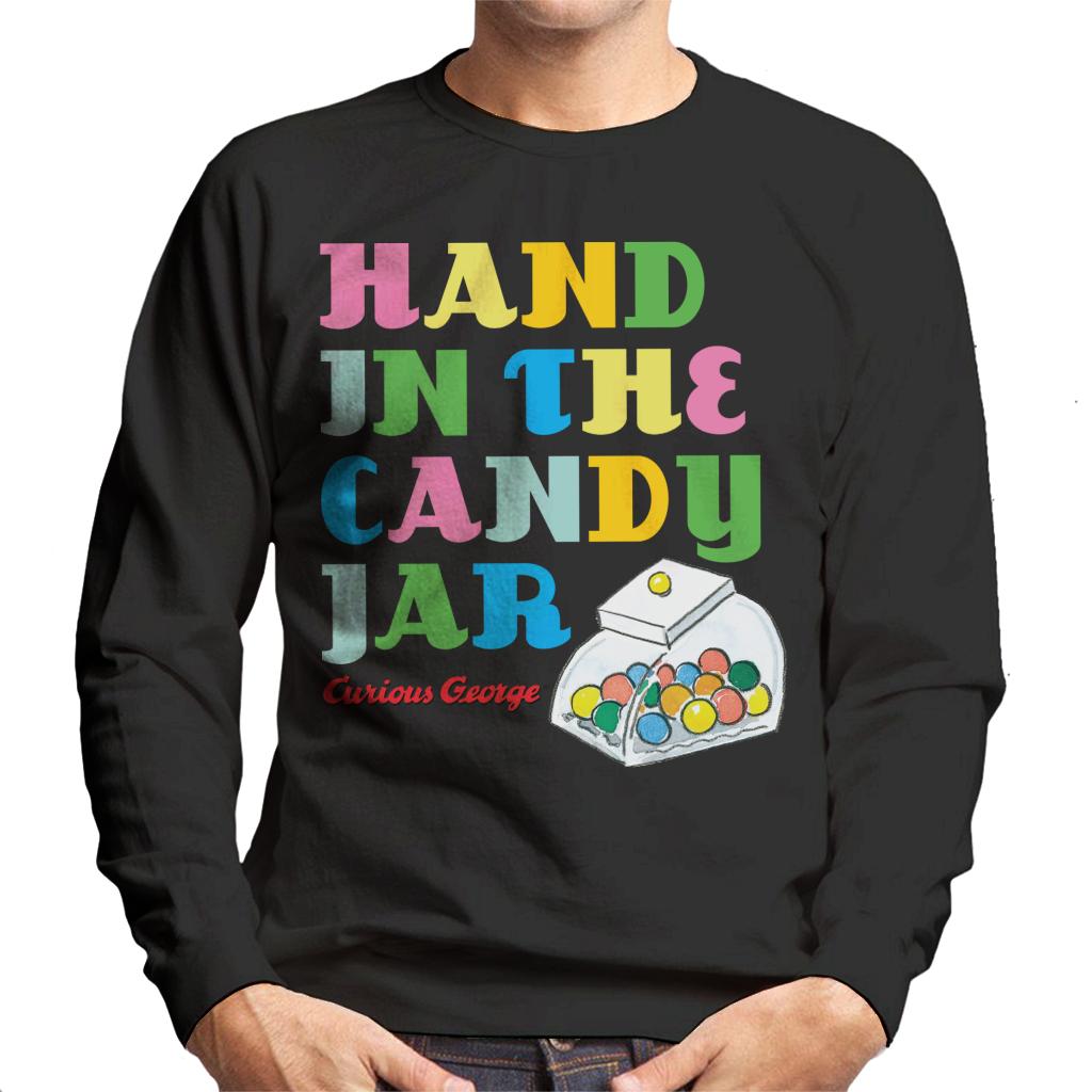 Curious George Hand In The Candy Jar Men's Sweatshirt product image 1