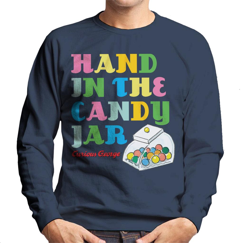 Curious George Hand In The Candy Jar Men's Sweatshirt product image 4