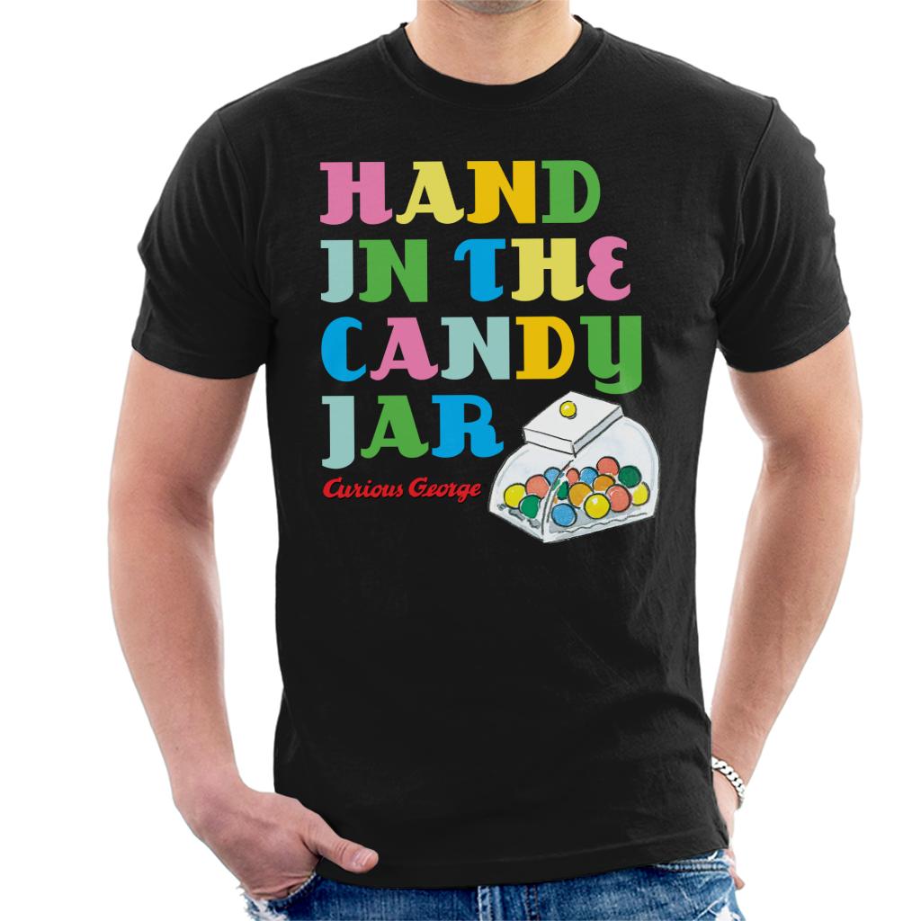 Curious George Hand In The Candy Jar Men's T-Shirt product image 1