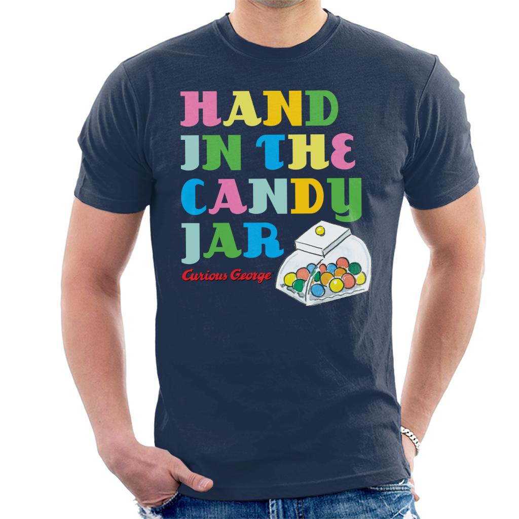 Curious George Hand In The Candy Jar Men's T-Shirt product image 4