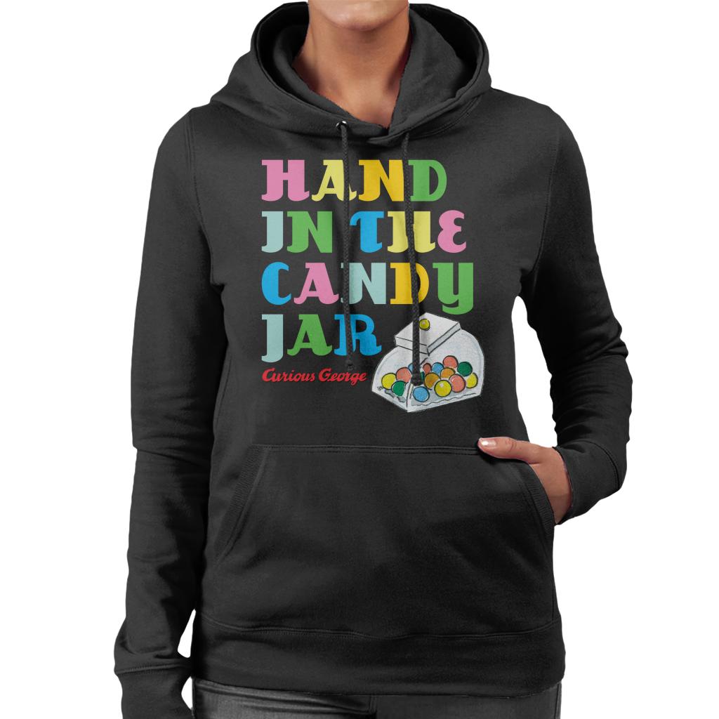 Curious George Hand In The Candy Jar Women's Hooded product image 1
