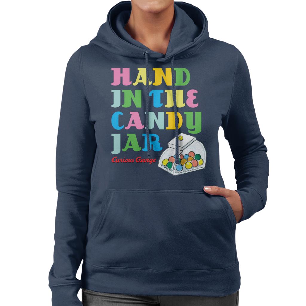 Curious George Hand In The Candy Jar Women's Hooded product image 4