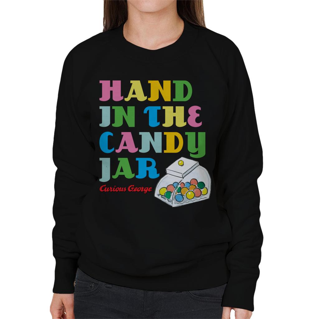 Curious George Hand In The Candy Jar Women's Sweatshirt product image 1