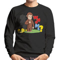Curious George Broken Flower Pot Who Me Men's Sweatshirt product image 1