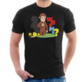 Curious George Broken Flower Pot Who Me Men's T-Shirt product image 1