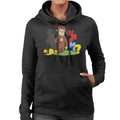 Curious George Broken Flower Pot Who Me Women's Hooded product image 1
