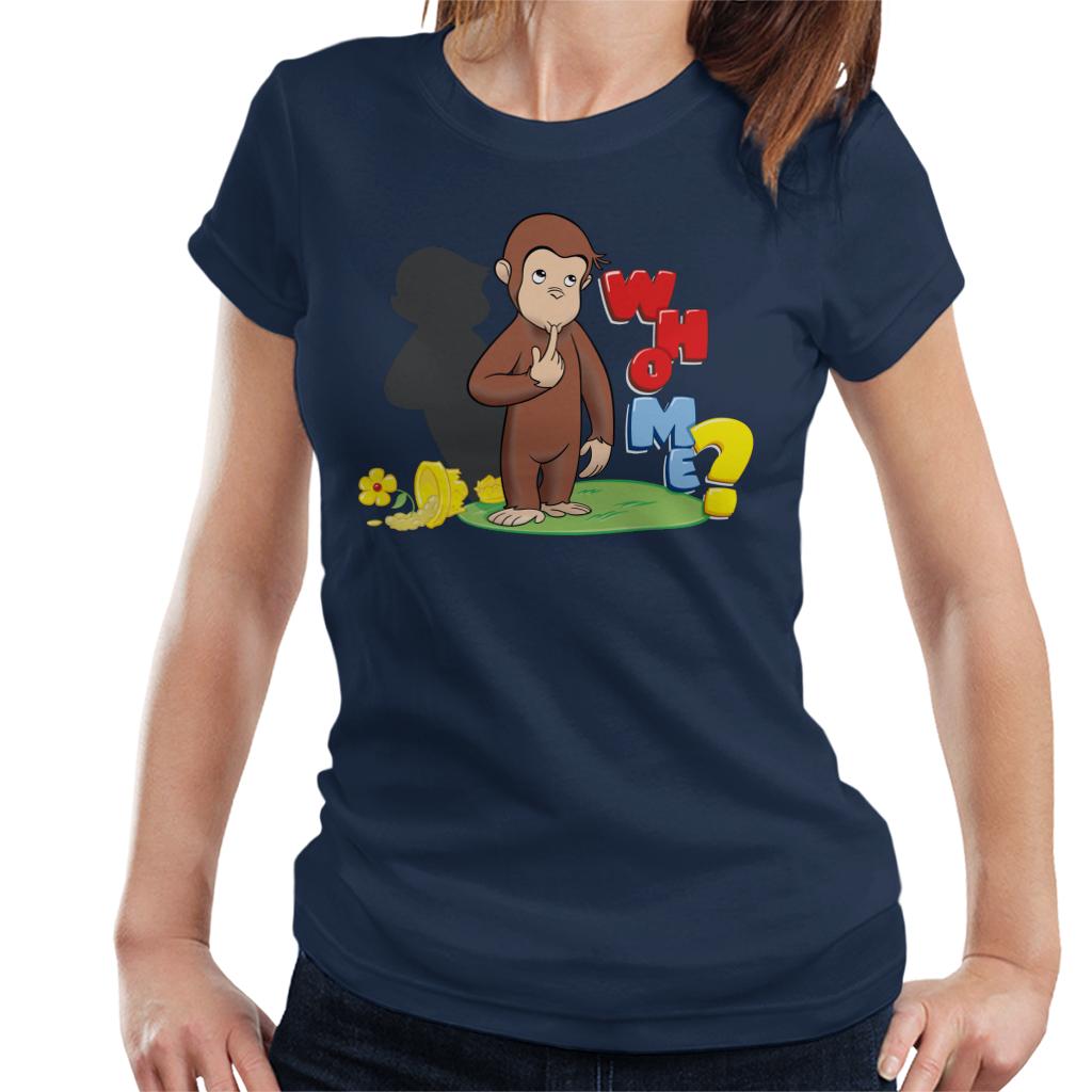 Curious George Broken Flower Pot Who Me Women's T-Shirt product image 4