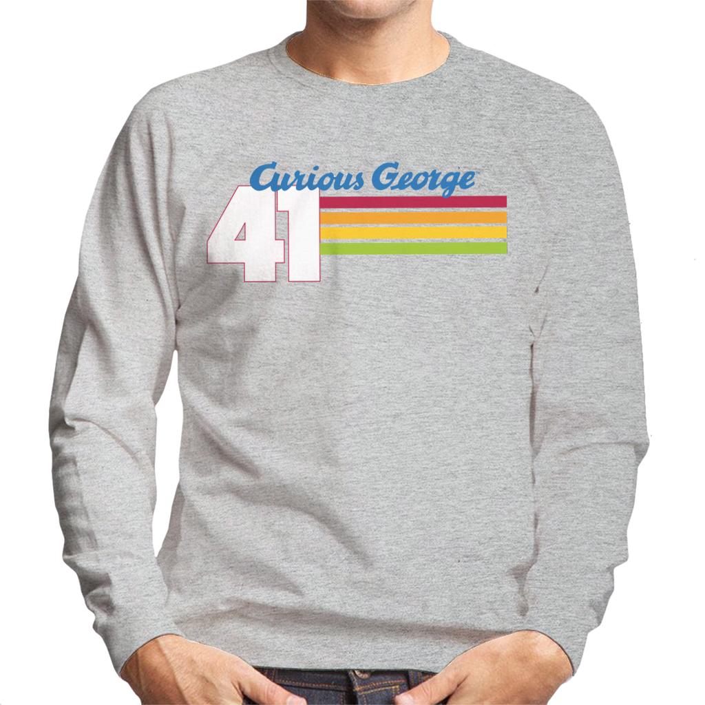 Curious George 41 Race Stripes Men's Sweatshirt product image 4
