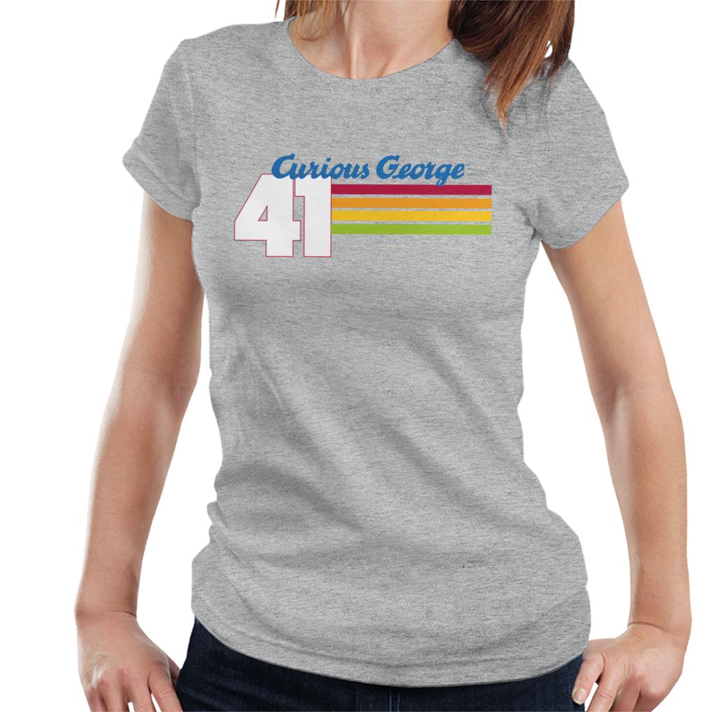 Curious George 41 Race Stripes Women's T-Shirt product image 4