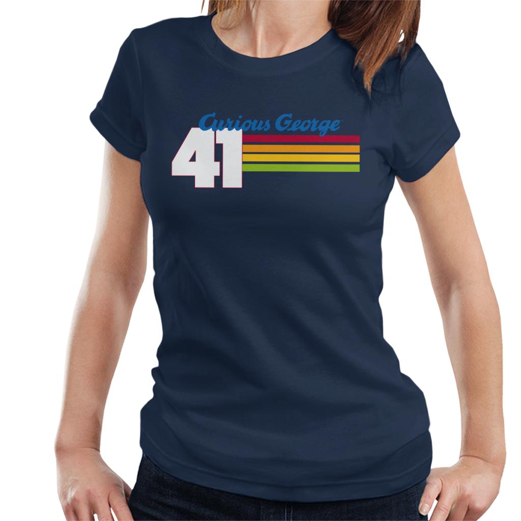 Curious George 41 Race Stripes Women's T-Shirt product image 6