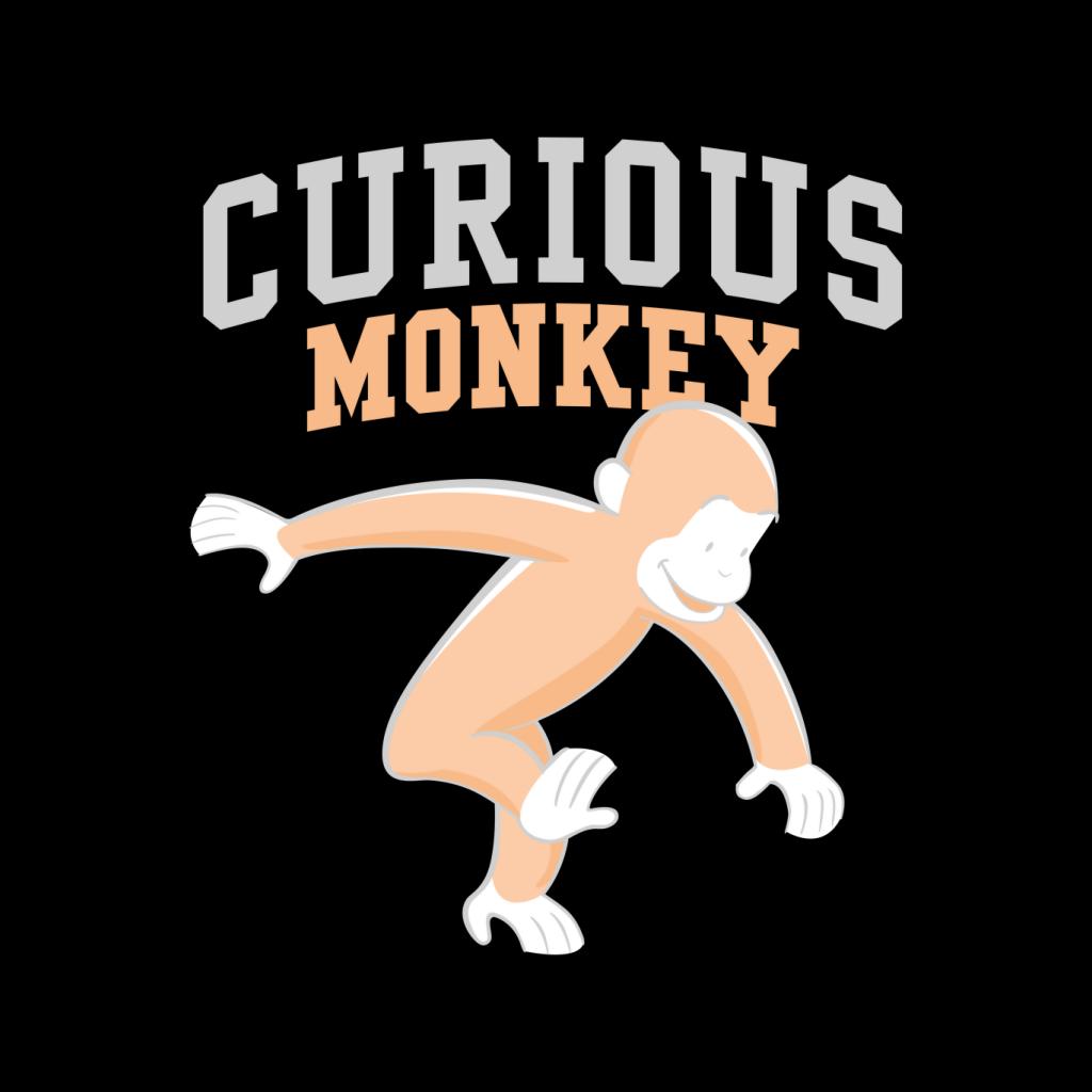 Curious George Monkey Sports Font Men's Sweatshirt product image 2
