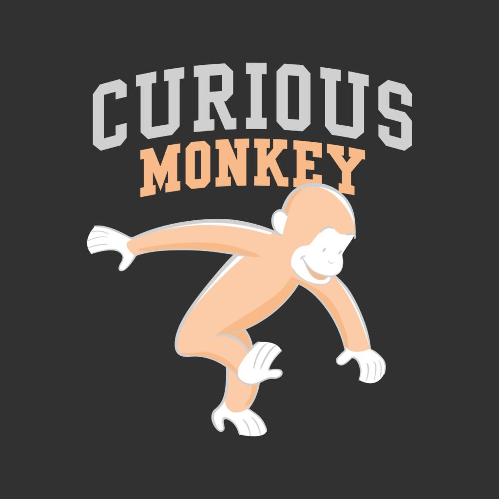 Curious George Monkey Sports Font Women's Hooded Sweatshirt product image 5