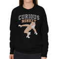 Curious George Monkey Sports Font Women's Sweatshirt product image 1