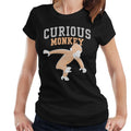 Curious George Monkey Sports Font Women's T-Shirt product image 1