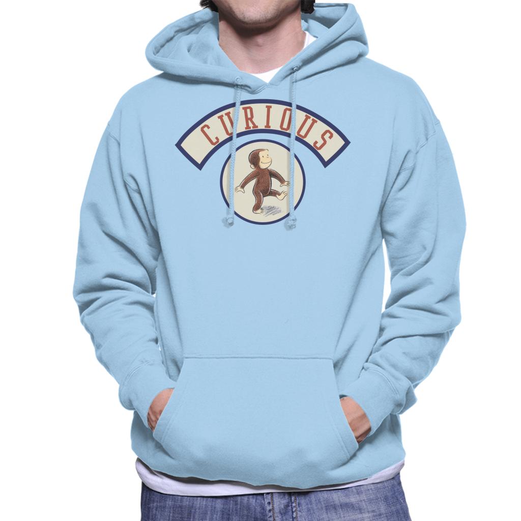 Curious George Cute Walking Men's Hooded Sweatshirt product image 6
