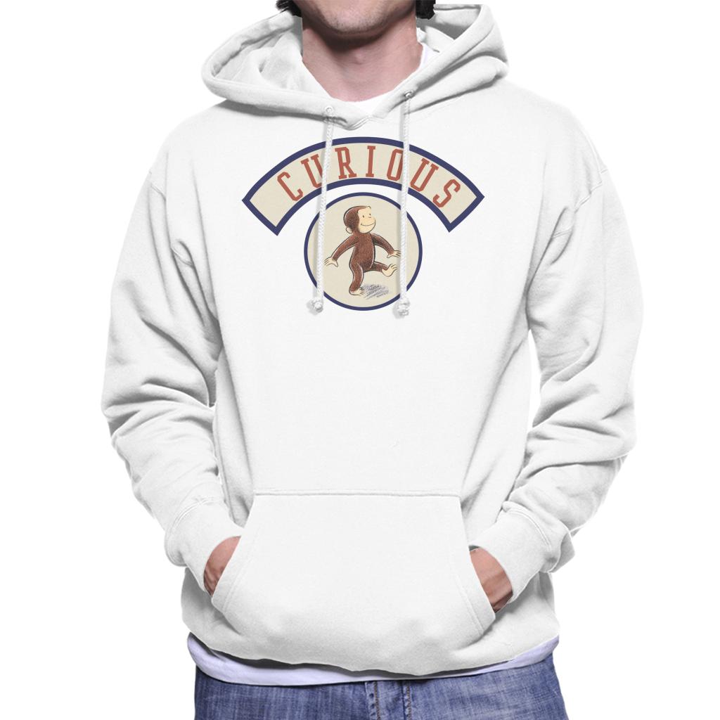 Curious George Cute Walking Men's Hooded Sweatshirt product image 4