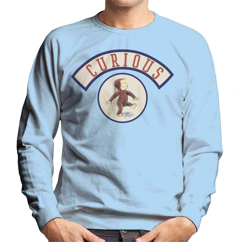 Curious George Cute Walking Men's Sweatshirt product image 6