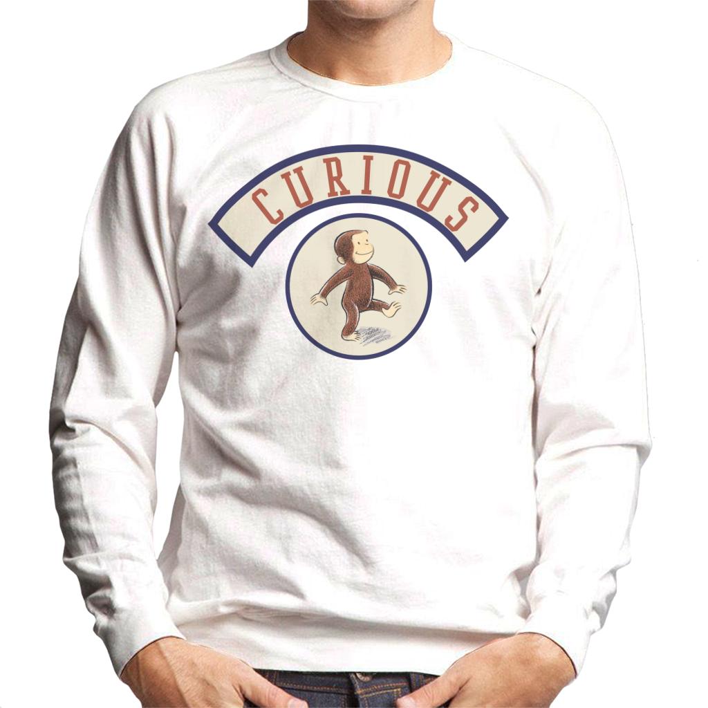 Curious George Cute Walking Men's Sweatshirt product image 4