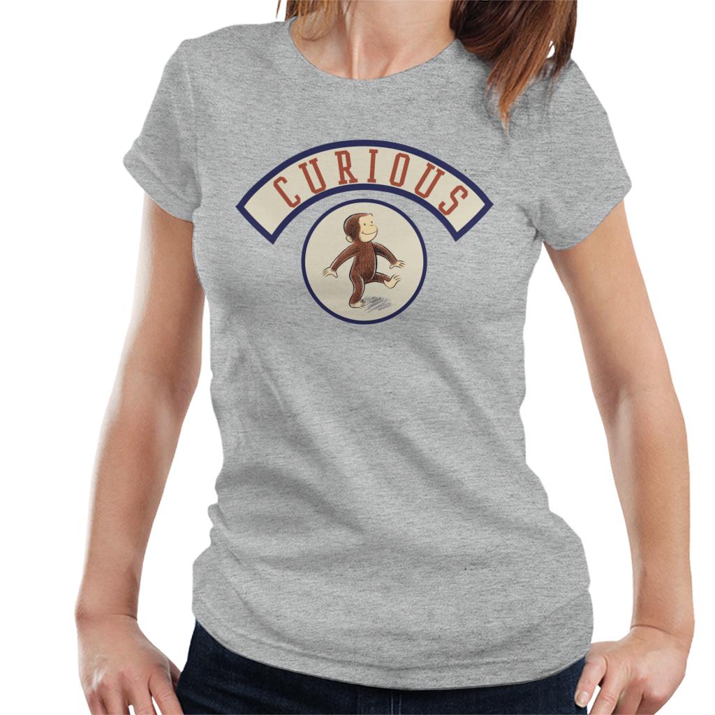Curious George Cute Walking Women's T-Shirt product image 1