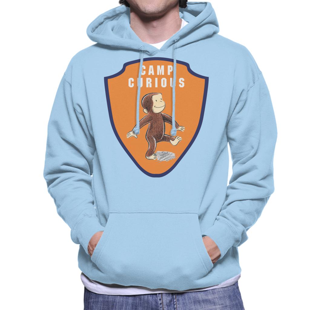 Curious George Camp Badge Men's Hooded Sweatshirt product image 6