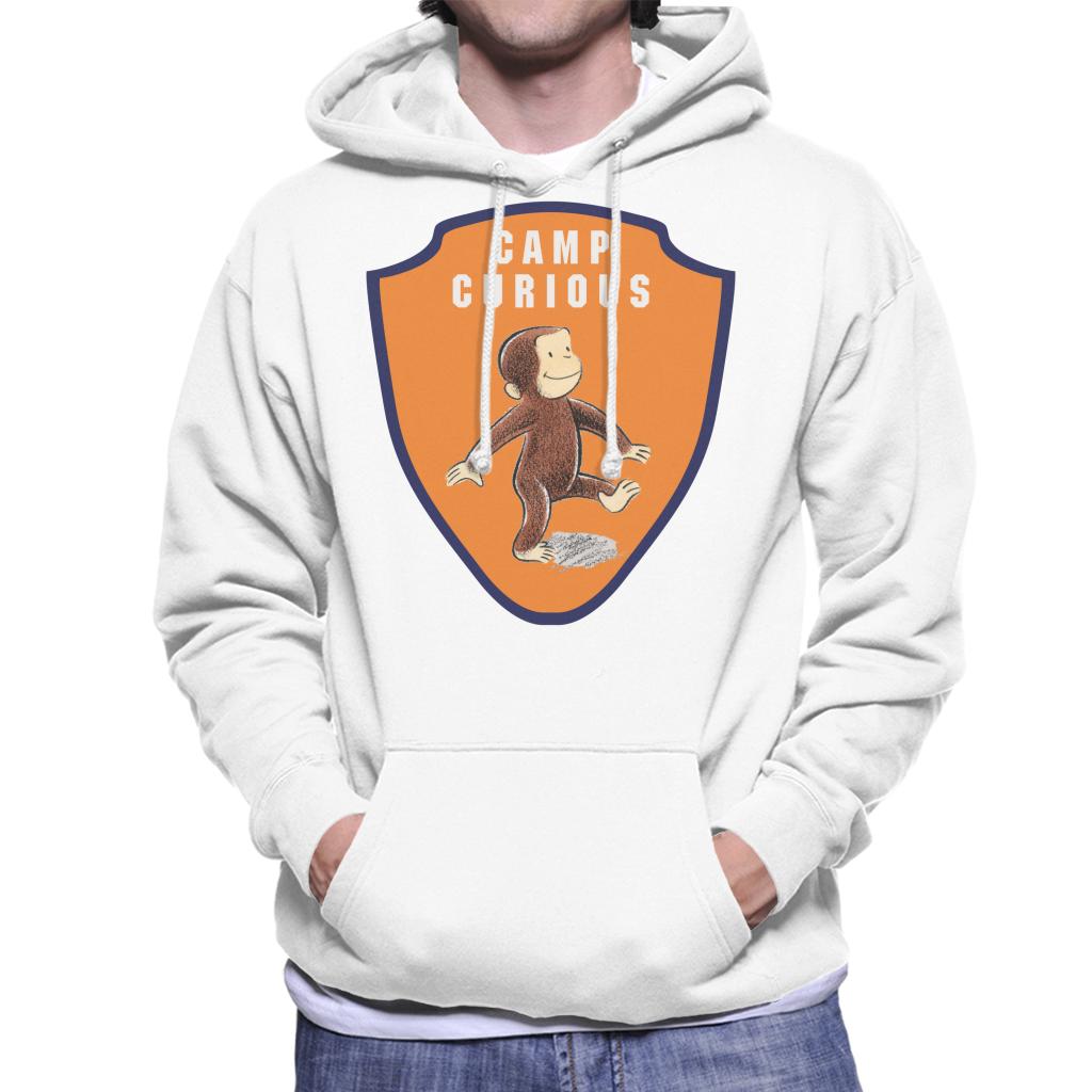 Curious George Camp Badge Men's Hooded Sweatshirt product image 4
