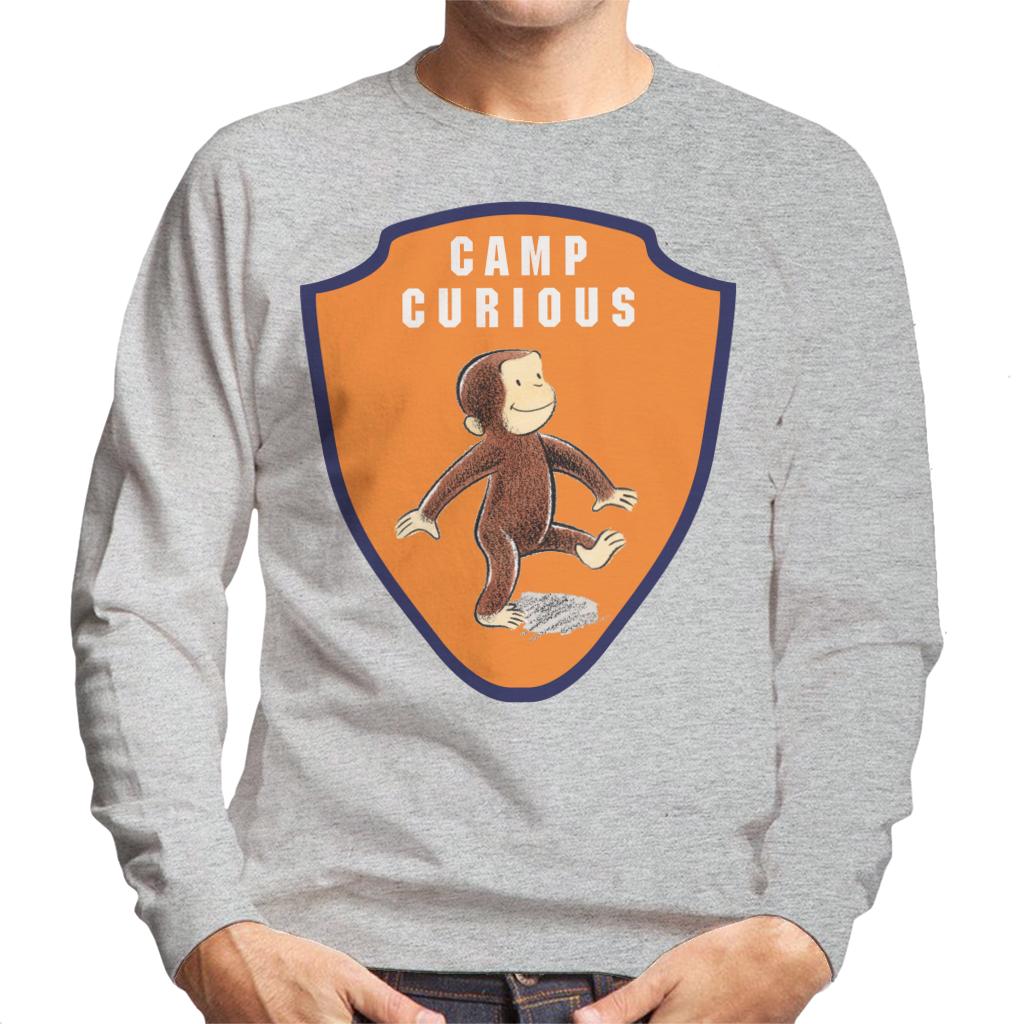 Curious George Camp Badge Men's Sweatshirt product image 1