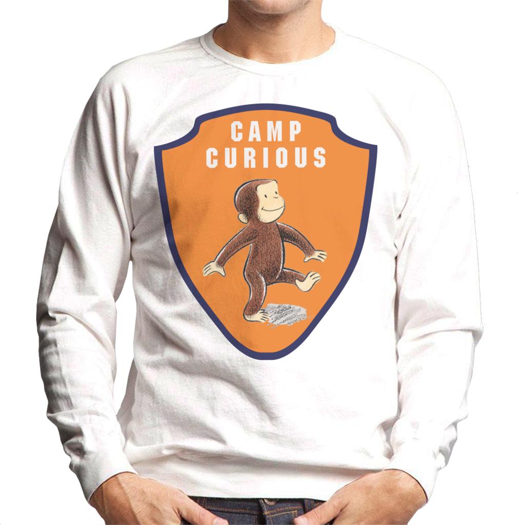Curious George Camp Badge Men's Sweatshirt product image 4