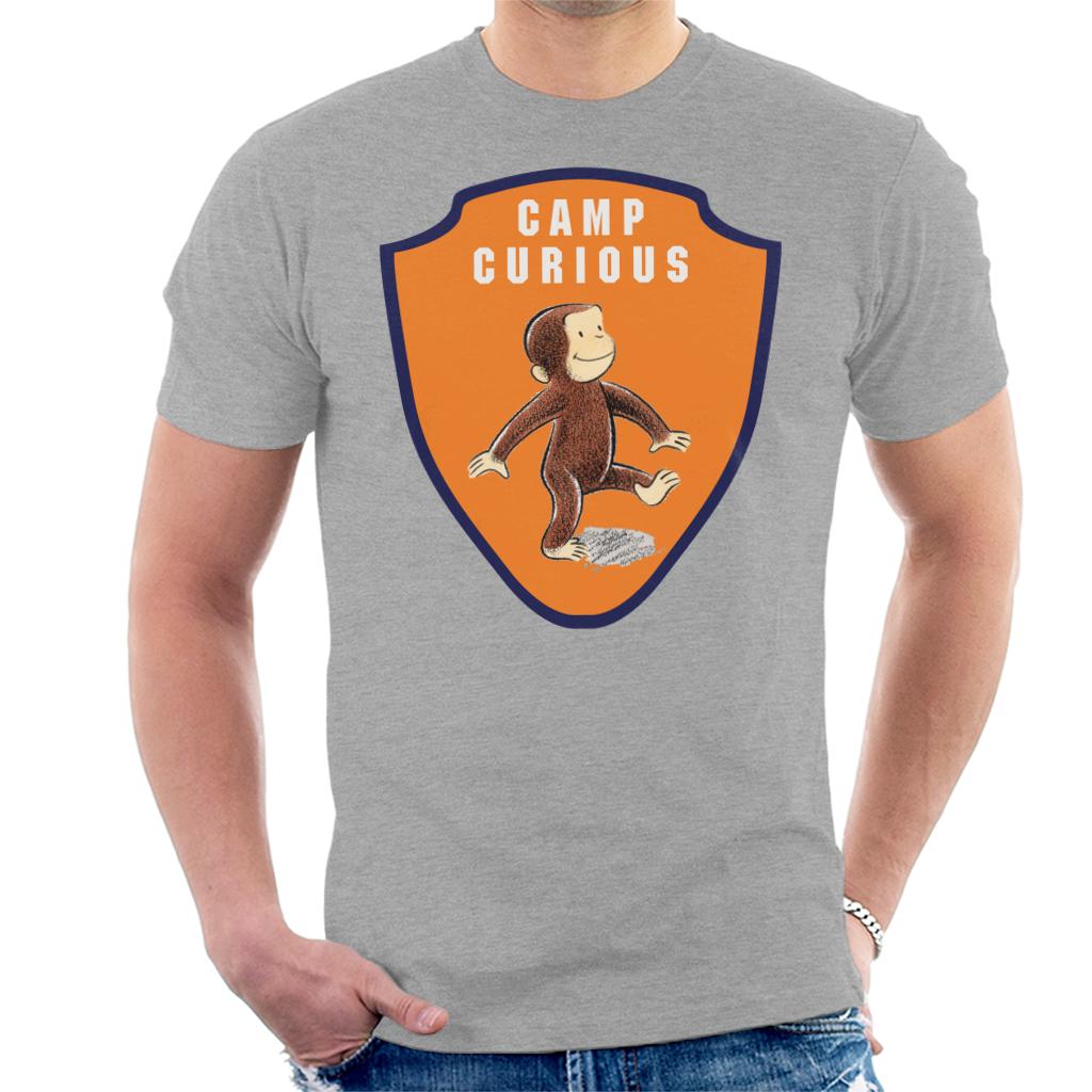 Curious George Camp Badge Men's T-Shirt product image 1