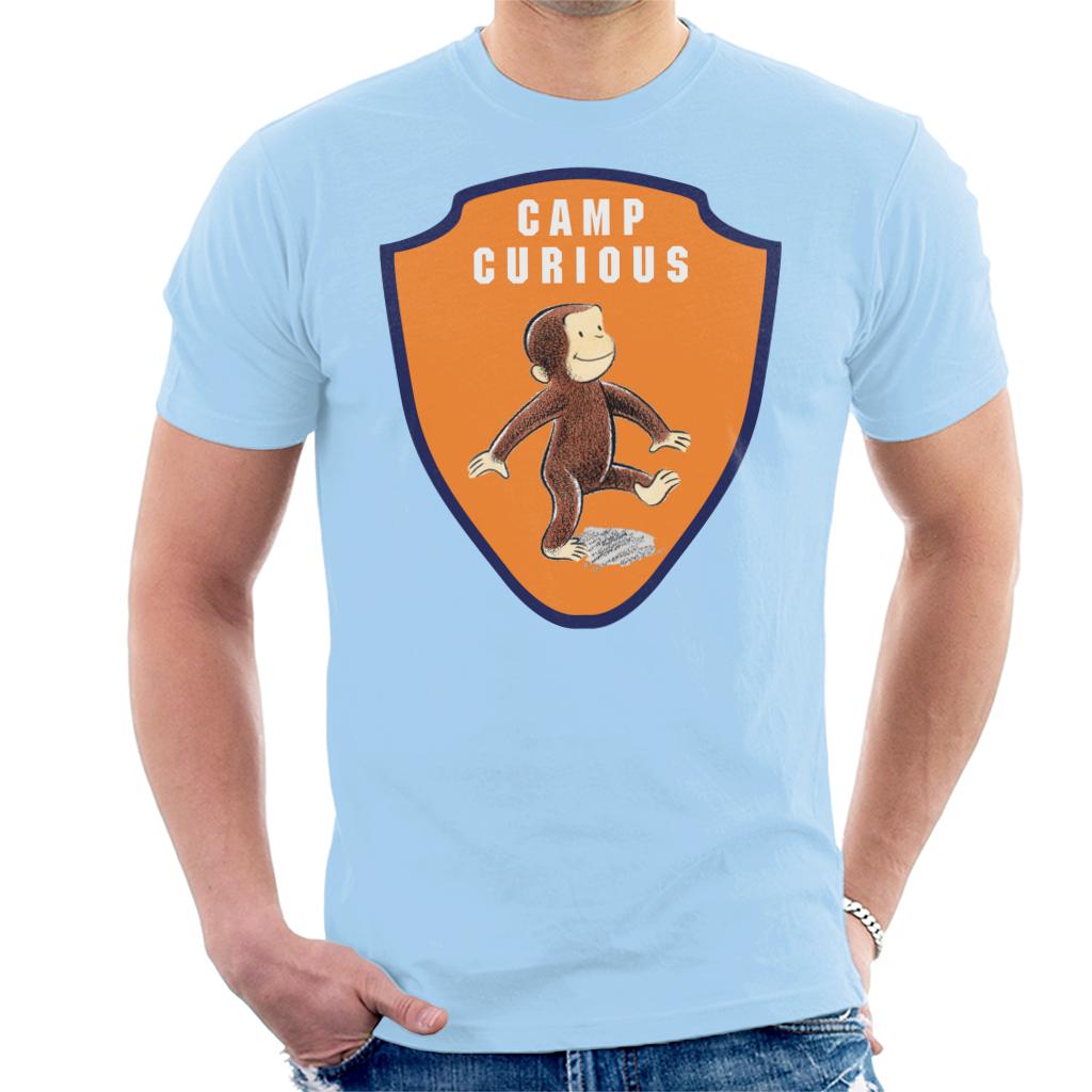 Curious George Camp Badge Men's T-Shirt product image 6