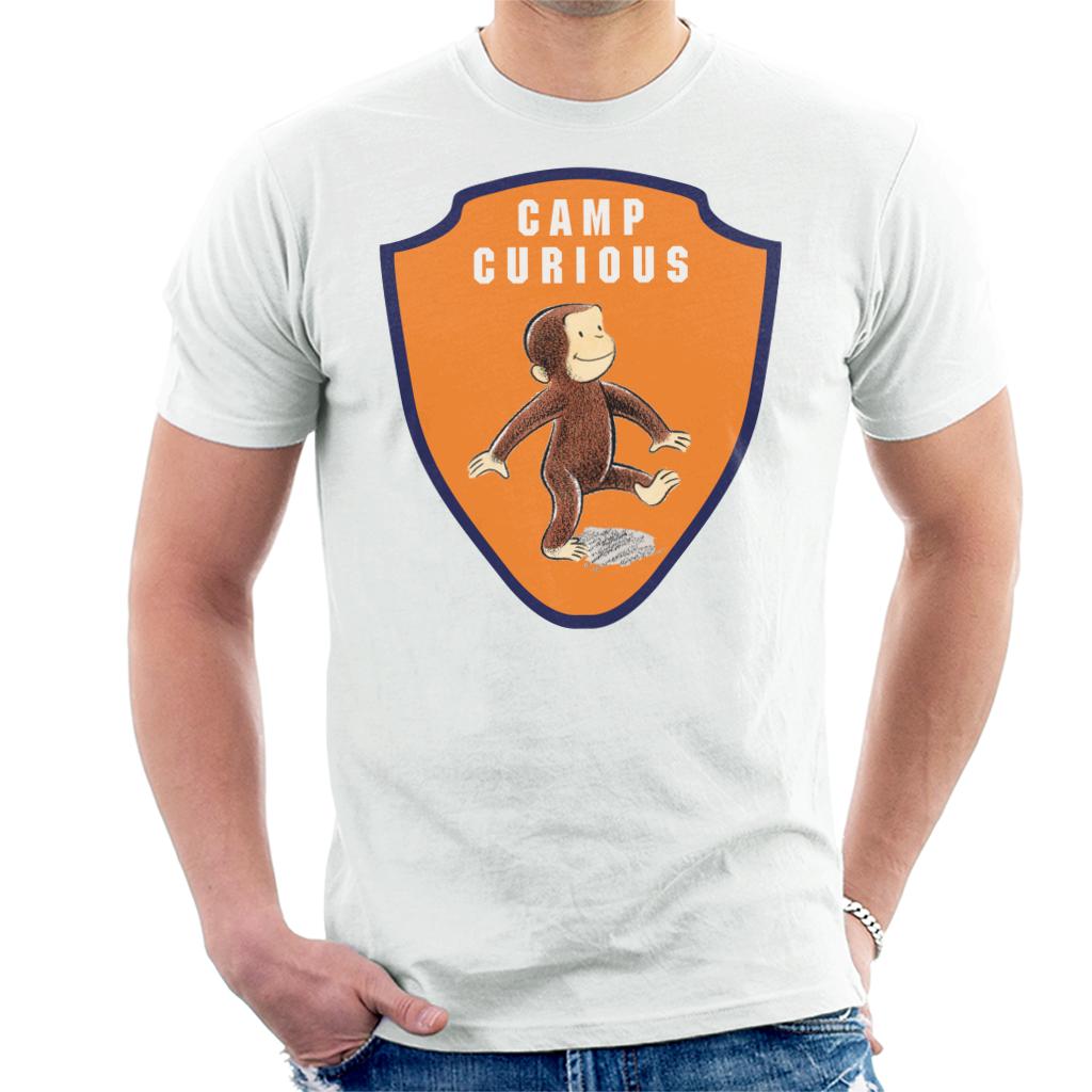 Curious George Camp Badge Men's T-Shirt product image 4