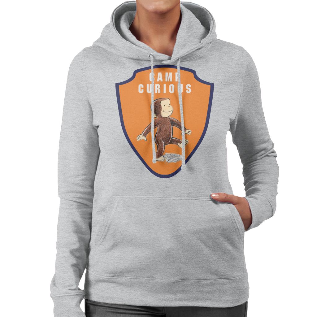 Curious George Camp Badge Women's Hooded Sweatshirt product image 1