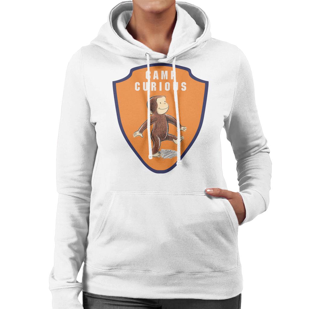 Curious George Camp Badge Women's Hooded Sweatshirt product image 4